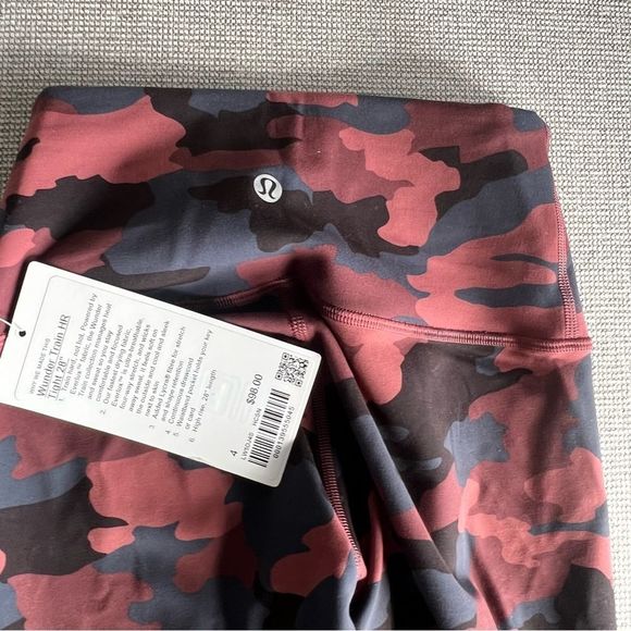 NWT Lululemon Wunder Train High-Rise Tight 28", lululemon leggings, US 4 - Picture 6 of 6
